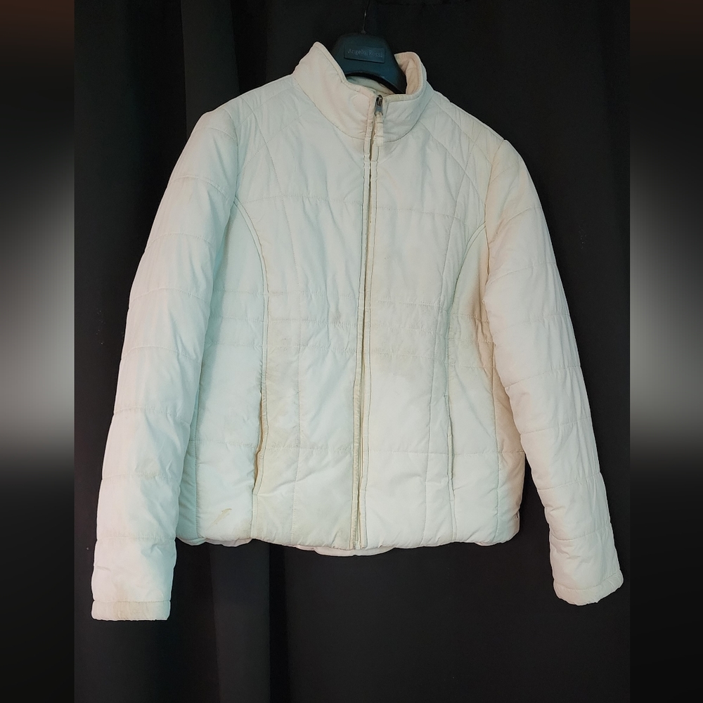 Athletic Works Women's White Lightweight Jacket. Size L Used